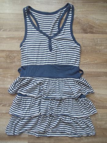 Robe jersey marinière estivale
