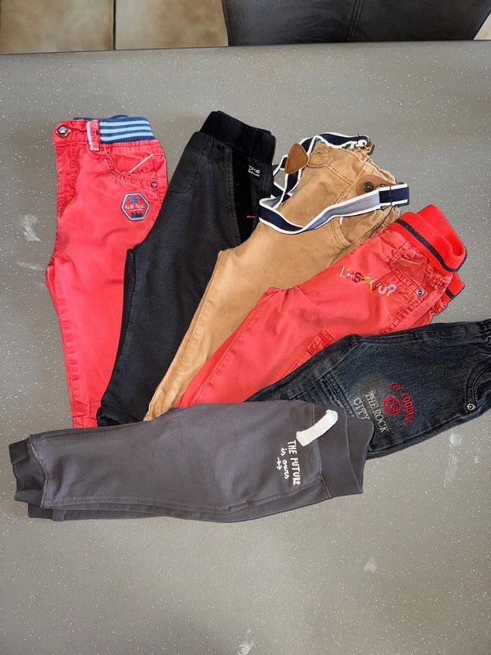 Lot de 6 pantalons 12 mois - photo numéro 2