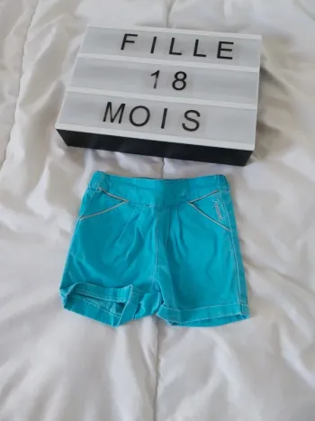 Short fille 18 mois
