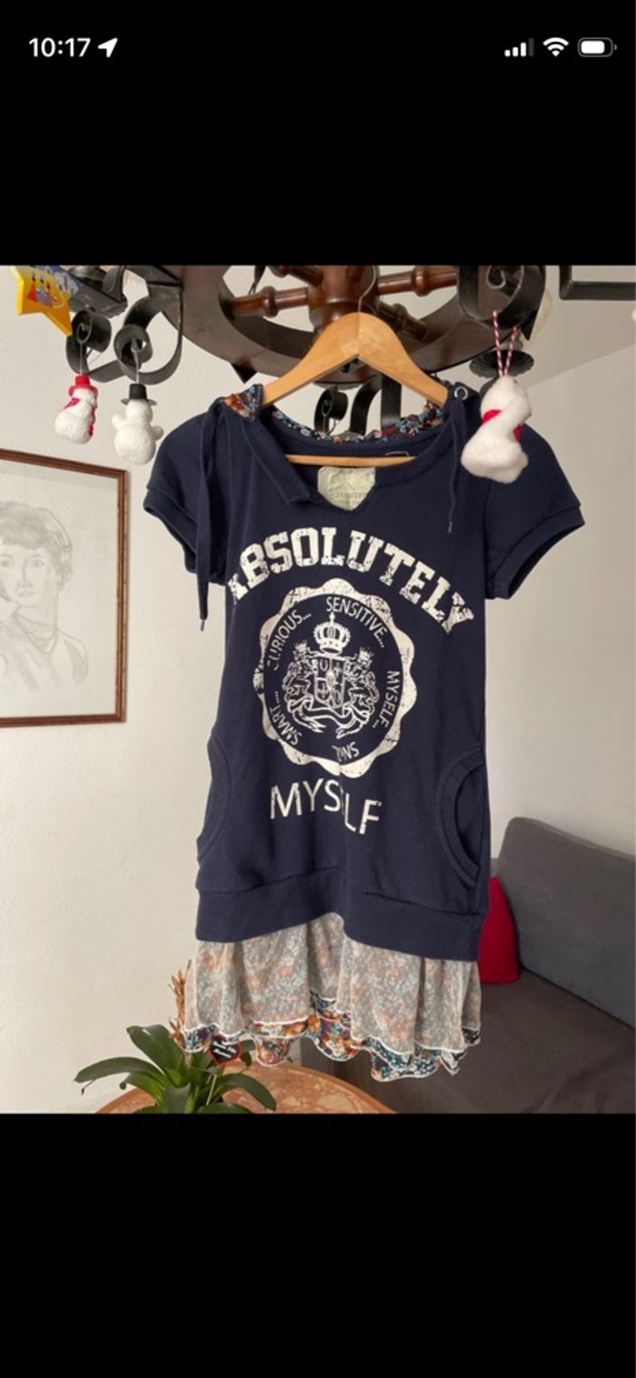 Robe manche courte femme