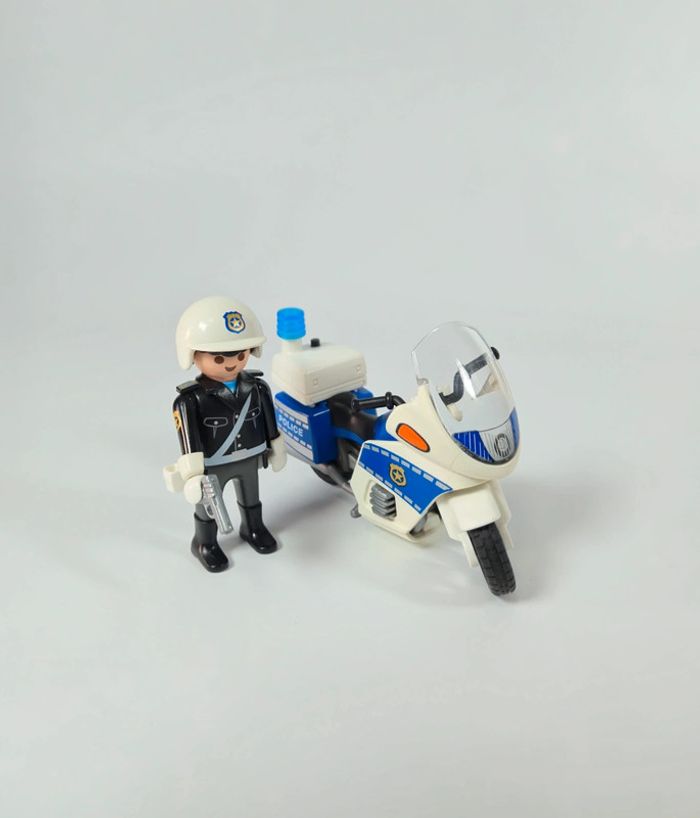 Playmobil Moto de Police - photo numéro 6