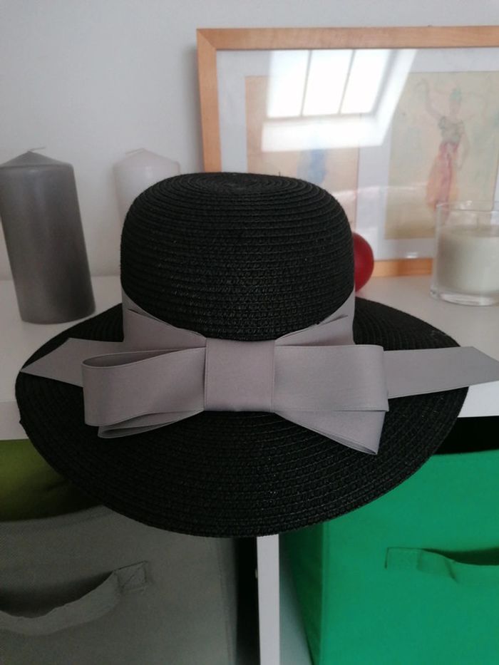 Chapeau de soleil femme avec noeud TU - photo numéro 2