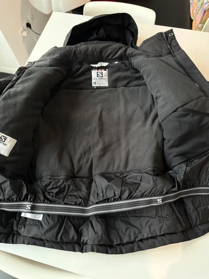 Blouson de ski noir Salomon - photo numéro 5