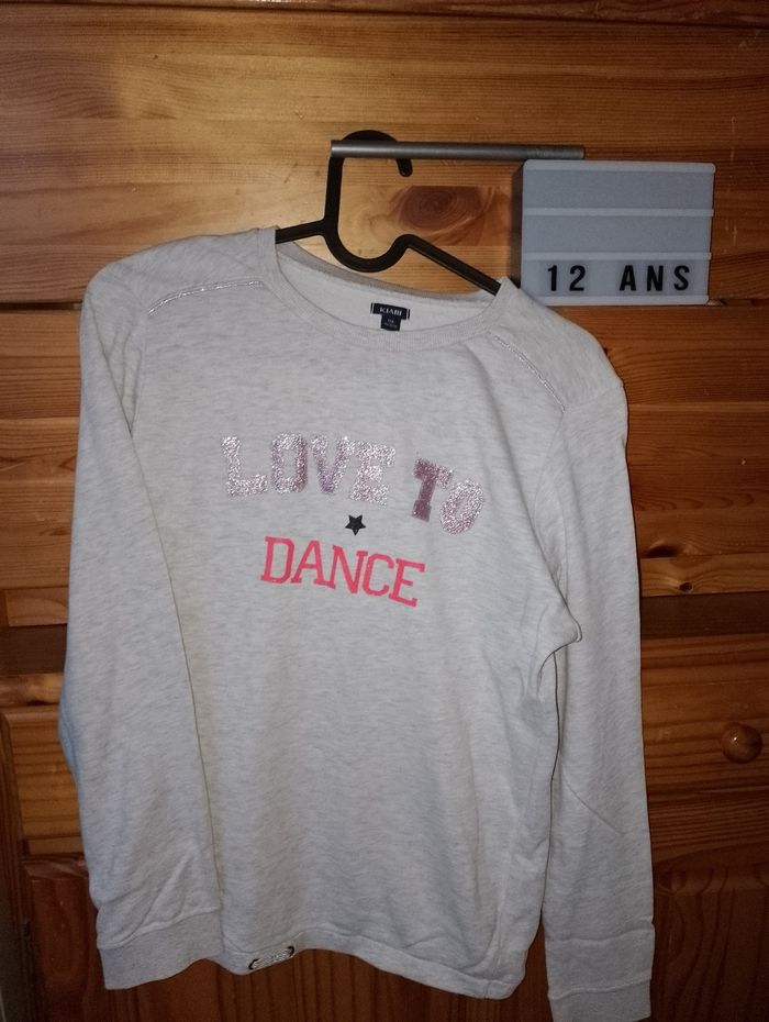 Pull love to dance Kiabi 12 ans - photo numéro 6