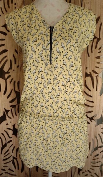 Robe imprimé perroquet Bizzbee