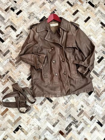 Veste en cuir Gérard Darel t40