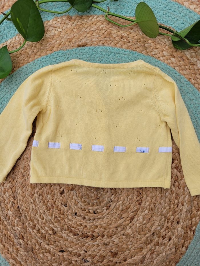 Gilet Sergent Major jaune 12 mois - photo numéro 3