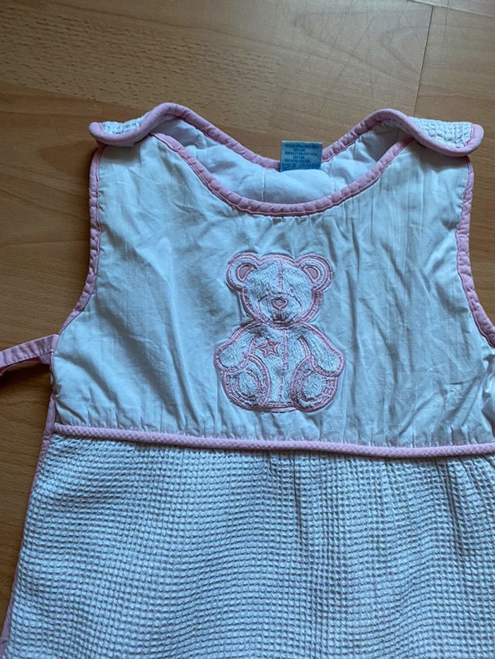 Belle gigoteuse blanche et rose T. 6 mois fille TBE - photo numéro 5