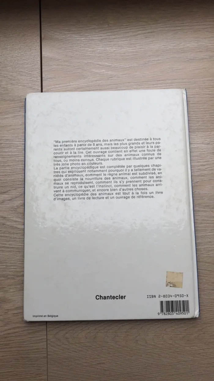 Livre la première encyclopédie des animaux - photo numéro 2