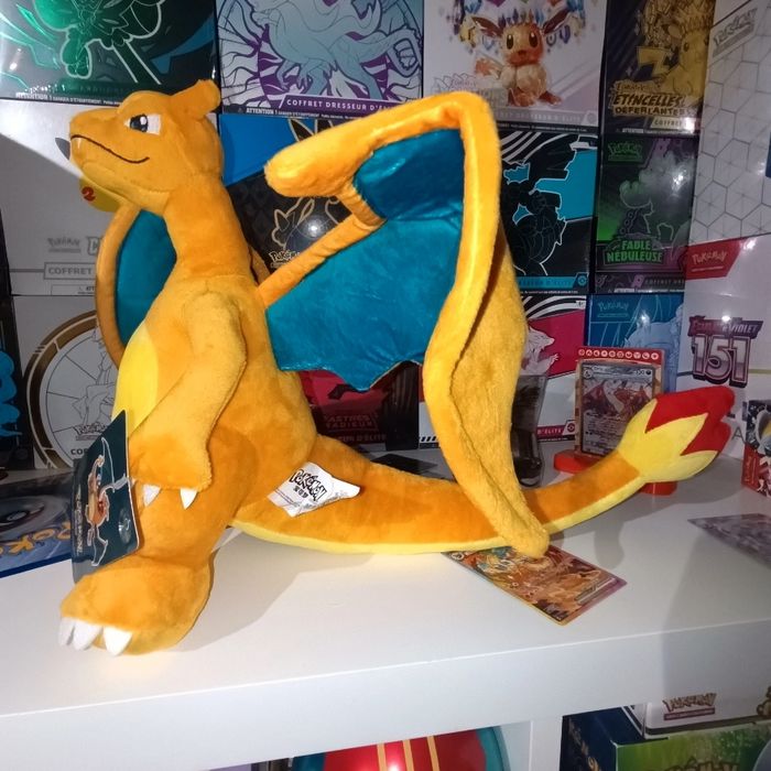 Peluche pokémon Dracaufeu neuve 30 cm - photo numéro 3