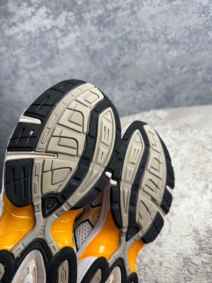 Asics Gel 1130 Running - White & Yellow & Silver - photo numéro 10