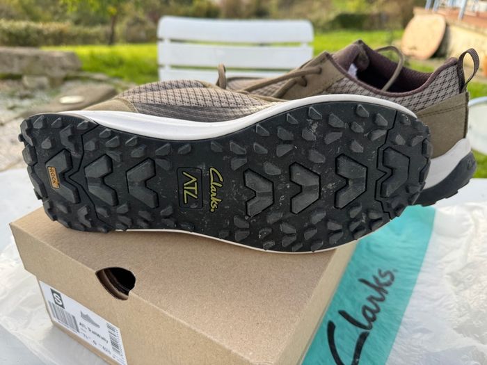 Chaussures Clarks ATL Trail Wally Sneakers, Olive, 41.5 - photo numéro 9