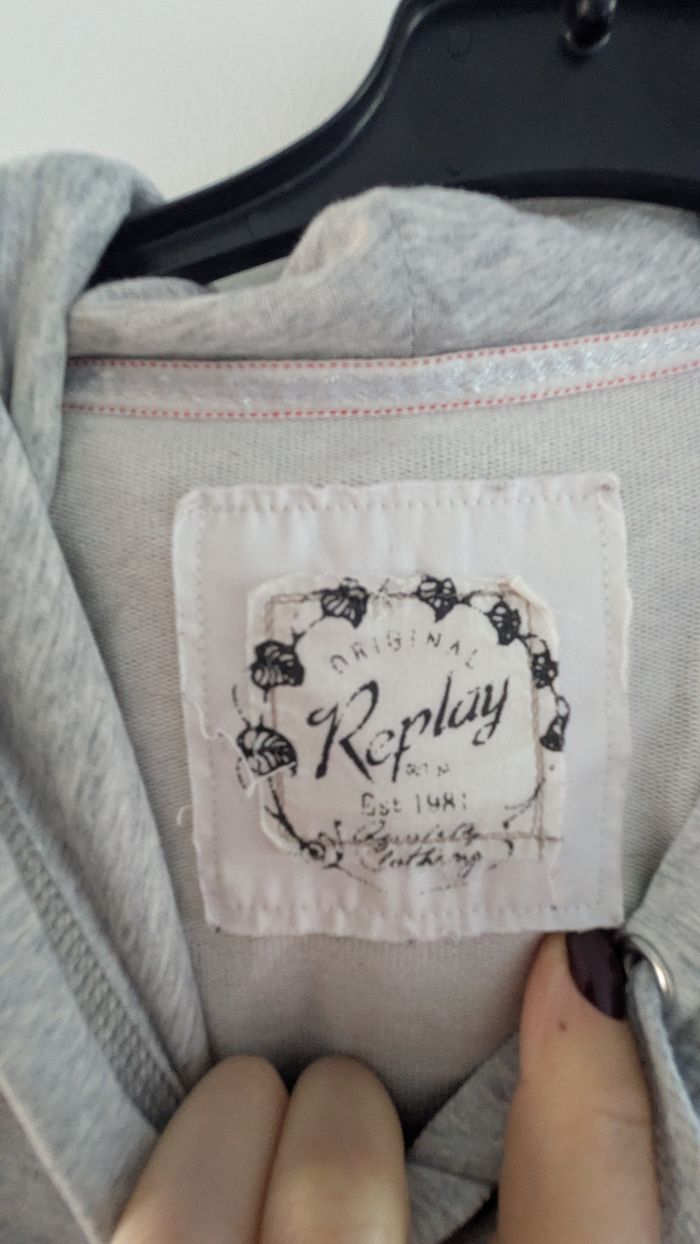 Pull gris Replay - photo numéro 5