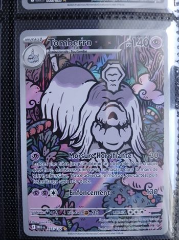 Carte pokemon "tomberro" MEG 145/132