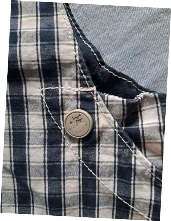 Salopette Sergent Major 6 mois à carreaux - photo numéro 6