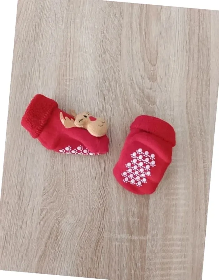 Chaussettes antidérapantes Thème Noël - photo numéro 4