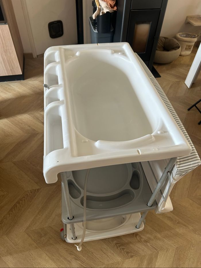Baignoire bébé avec matelas à langer BREVI - photo numéro 3