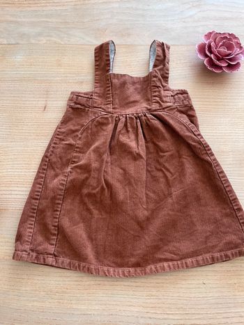 Robe marron Okaïdi 3 ans