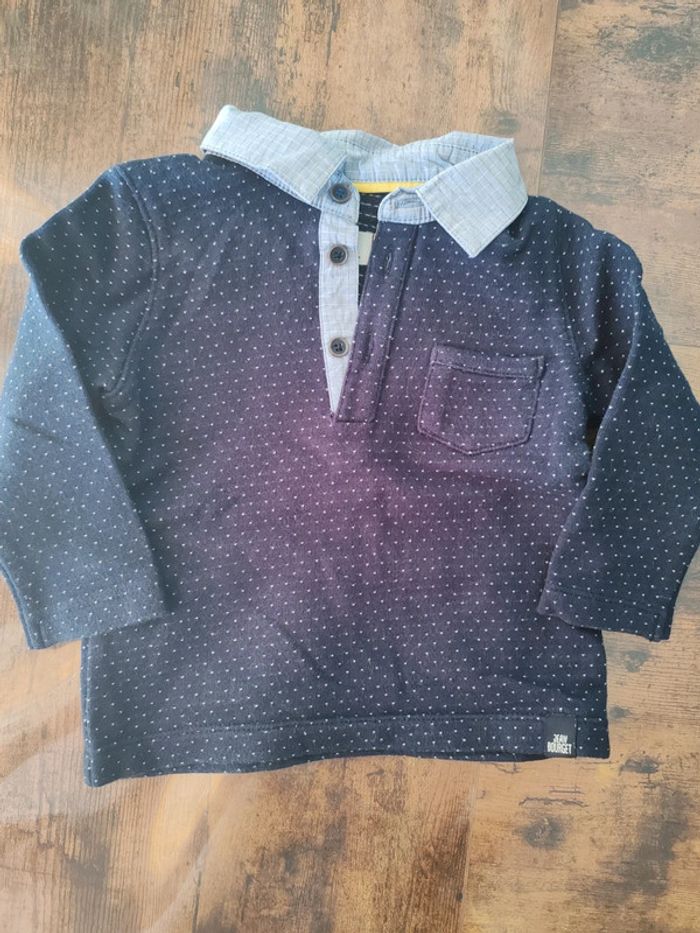 Polo marine garçon 18 mois jean bourget - photo numéro 2