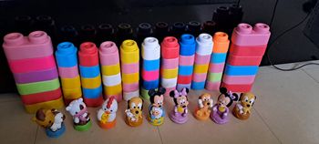 Lot blocs caoutchouc