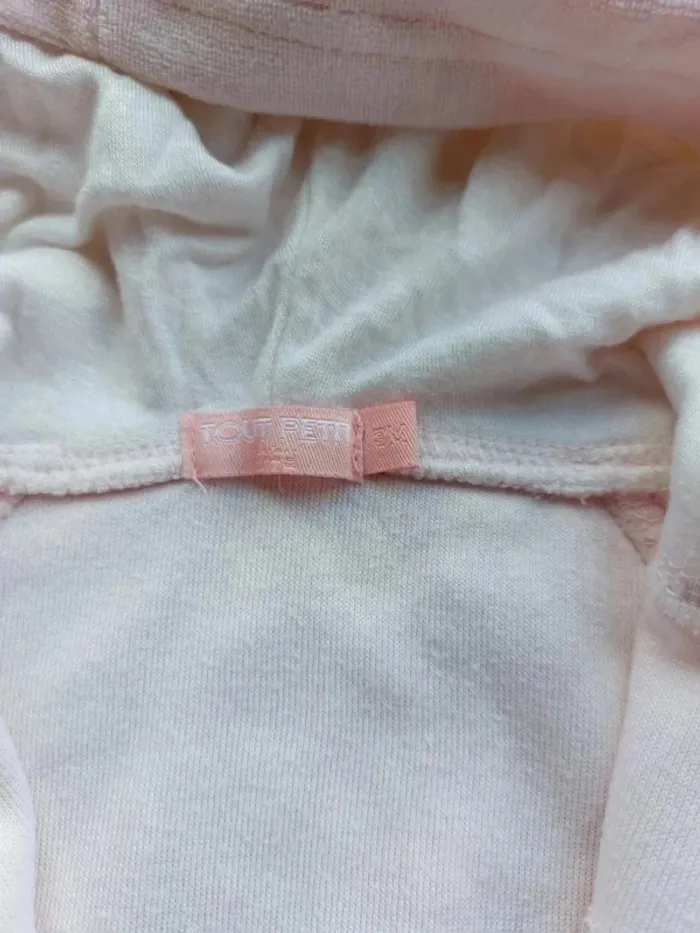 Gilet fille à capuche 3 mois Tout petit - photo numéro 2