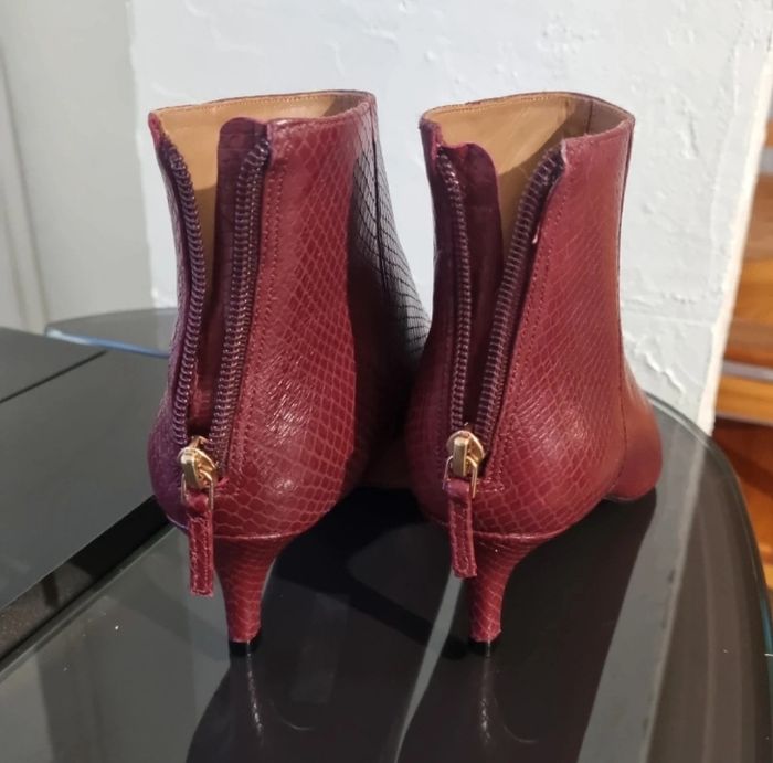 Bottines Minelli cuir 36 - photo numéro 4