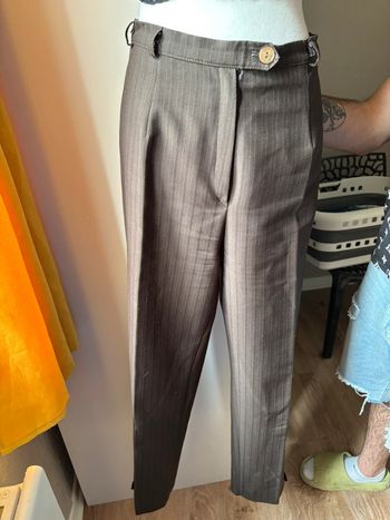 Pantalon tailleur marron