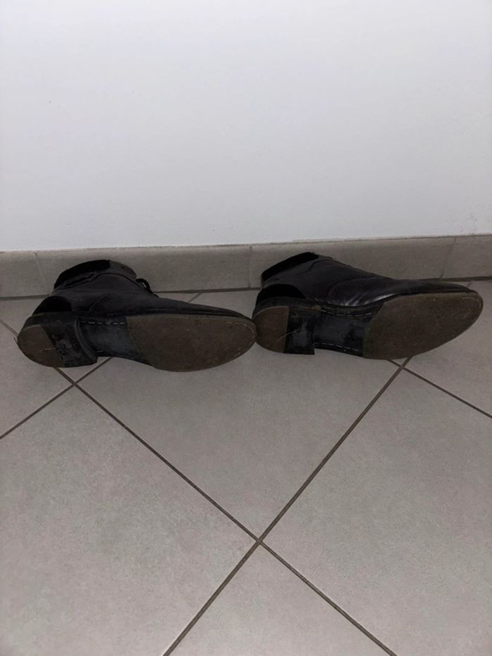 Bottines noir cuir Redskins / Taille 43 / Bon état - photo numéro 4