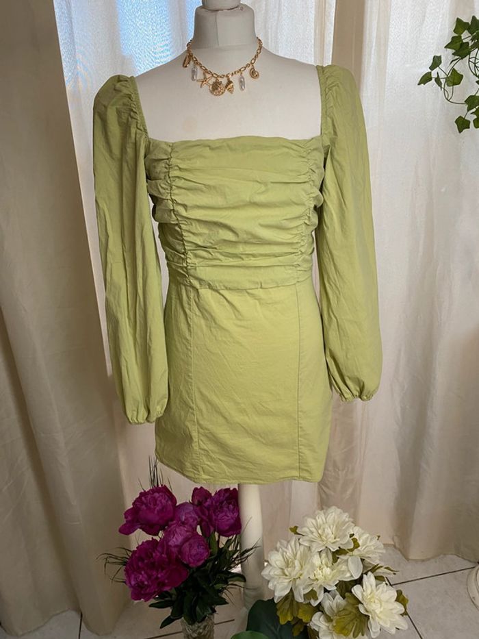 bershka robe jaune