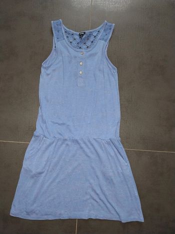 Robe sans manches fille 8 ans + bleue (10 12 ans)