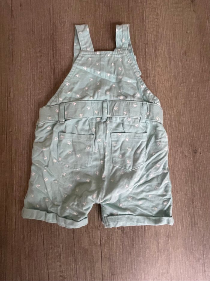 Ensemble salopette short + t-shirt 12 mois - photo numéro 3