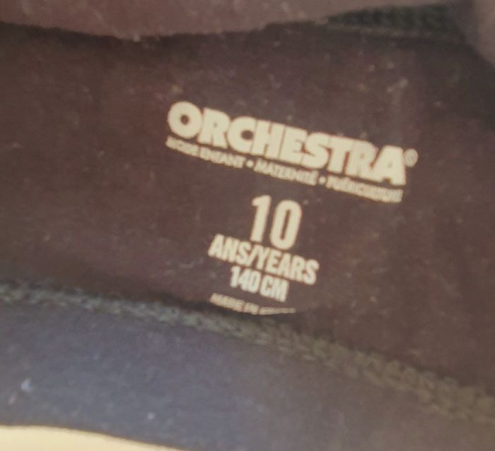 Lot de 4 brassières noires Orchestra 10 ans - photo numéro 2