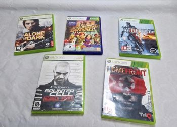 Lot 5 Jeux Xbox 360 Battlefield 4 Splinter Cell Homefront Kinect Adventures