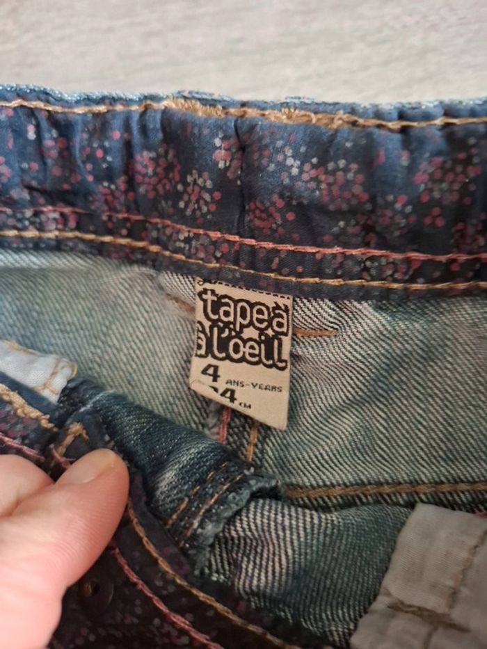 Jupe en jean 4 ans Tape à l'œil - photo numéro 3