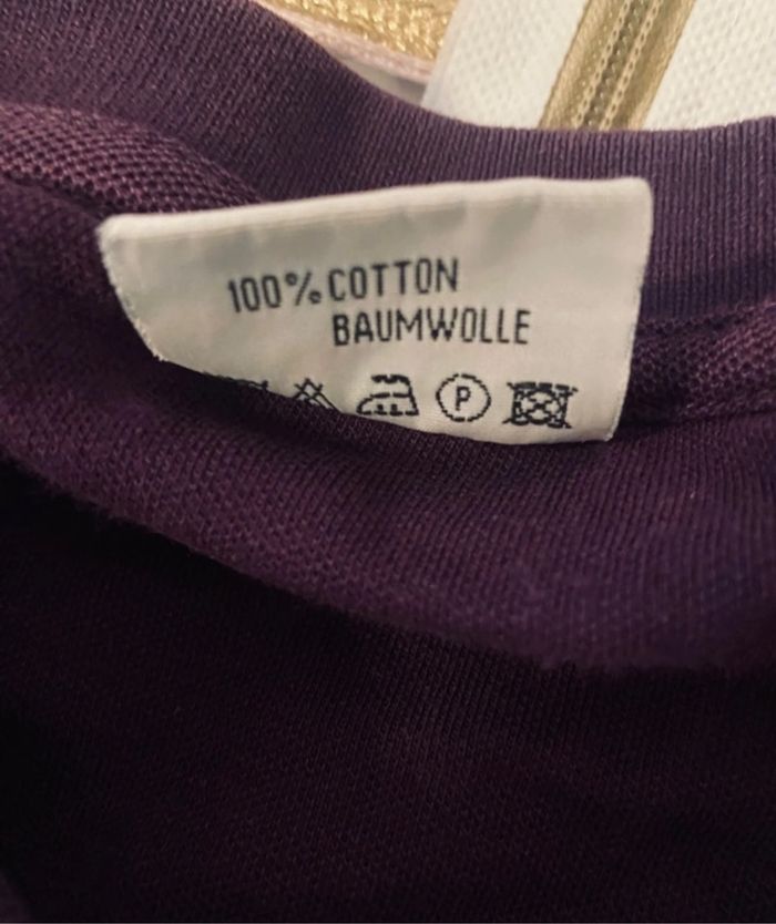 polo violet  femme lacoste T3 / M - photo numéro 5
