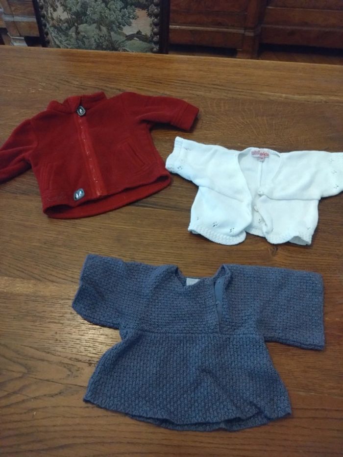 Lot de gilets 3 mois