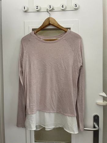 Pull rose poudré