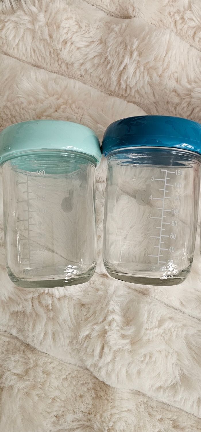 Lot de 4 grands pot en verre Babybols babymoov Neufs - photo numéro 7