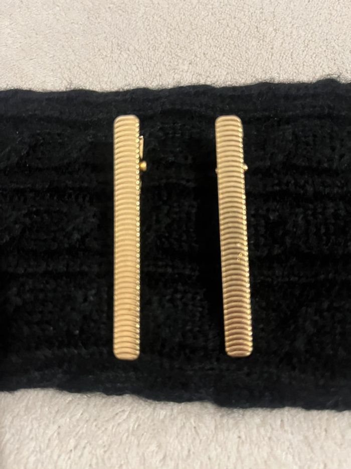 Lot de 9 barrettes dorées - photo numéro 5