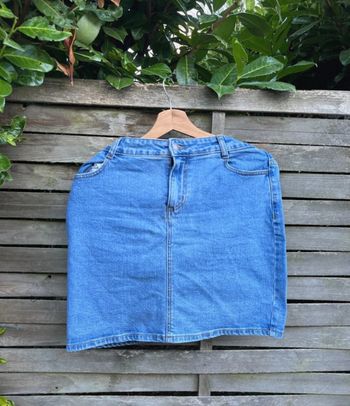 Jupe Kiabi bleu jean – Taille 40 bon état