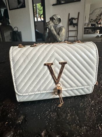 Sac bandouliere beige