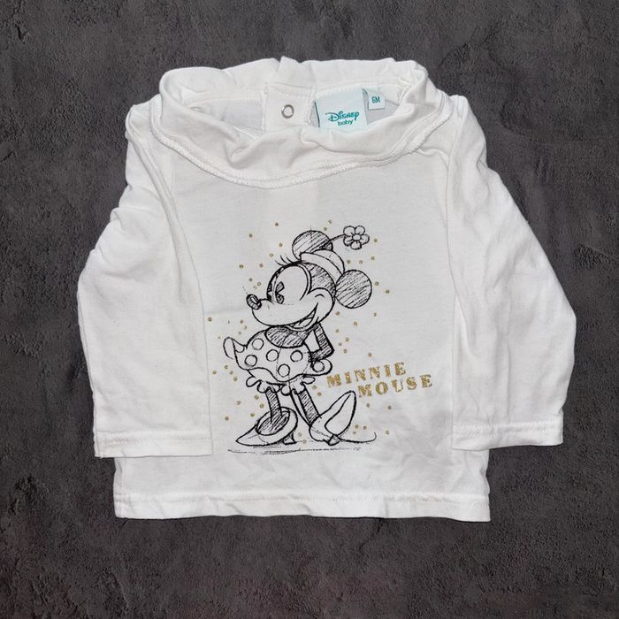 T-shirt Disney fille Minnie / 6 mois / Très bon état - photo numéro 2