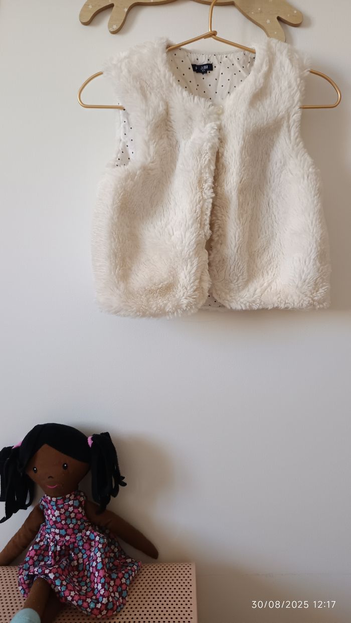 Gilet sans manches fille