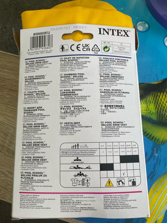 Bouée / gilet intex ´ - photo numéro 2