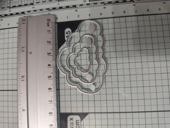 Lot 3 dies matrice de découpe scrapbooking forme nuage