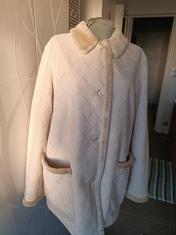 Manteau beige clair 44