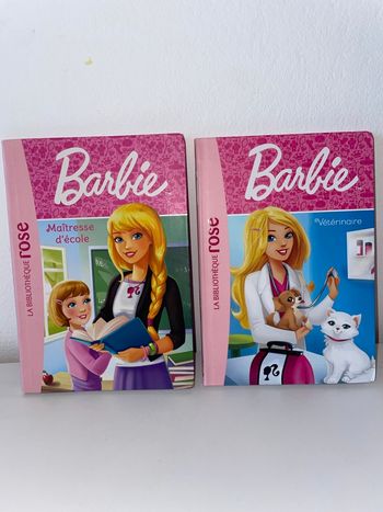 Livre barbie bibliothèque rose 6/8 ans