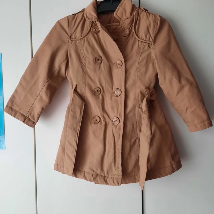Trench fille Orchestra 92 cm beige – très bon état
