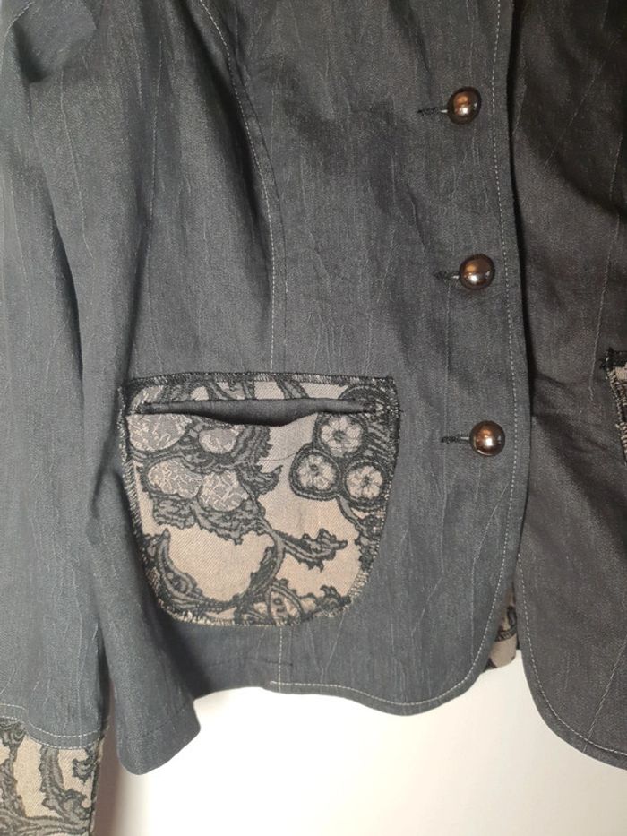 SQuise blazer broderies T.40 - photo numéro 9