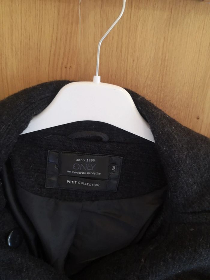 Manteau d'hiver Only en gris foncé Xs - photo numéro 5